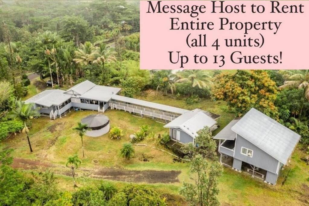 Monstera Bungalow, Spacious, King Bed, Big Kitchen Apartment Keaau